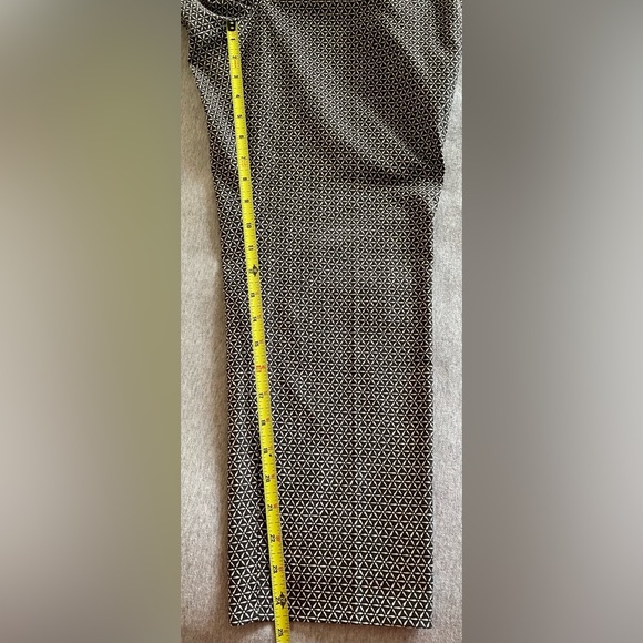 Ann Taylor LOFT Women’s Size 12 Petite Brown & Beige Marisa Ankle Pant - Picture 4 of 7